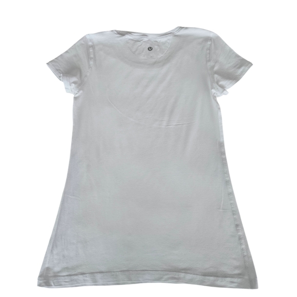 Lululemon Athletica White Short Sleeve Tee - Picture 5 of 6